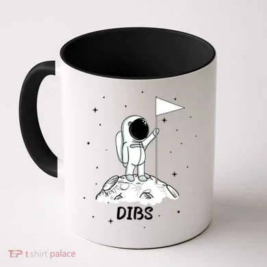 Dibs Flag On Moon Astronaut Coffee Mug