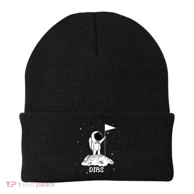 Dibs Flag On Moon Astronaut Beanie