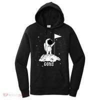 Dibs Flag On Moon Astronaut Women's Hoodie thumb 0