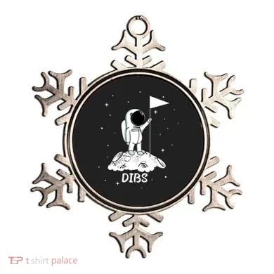 Dibs Flag On Moon Astronaut Ornament