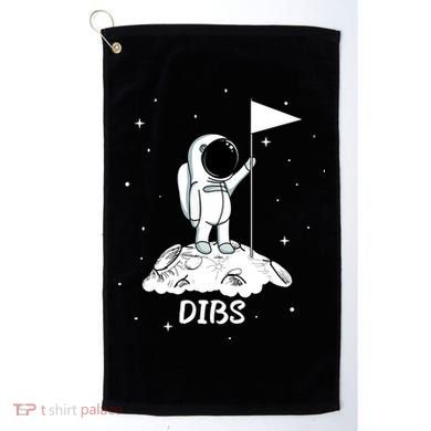 Dibs Flag On Moon Astronaut Golf Towel