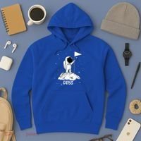 Dibs Flag On Moon Astronaut Hoodie thumb 3