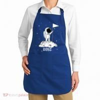Dibs Flag On Moon Astronaut Apron thumb 2