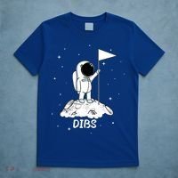 Dibs Flag On Moon Astronaut T-Shirt thumb 5