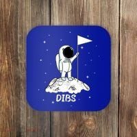 Dibs Flag On Moon Astronaut Coaster thumb 0