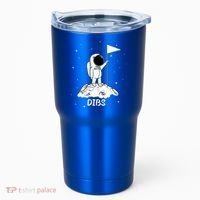 Dibs Flag On Moon Astronaut Tumbler thumb 0
