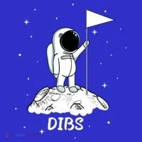 Dibs Flag On Moon Astronaut Tumbler thumb 3