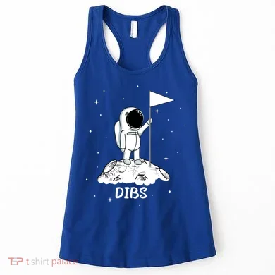 Dibs Flag On Moon Astronaut Women's Tank Top