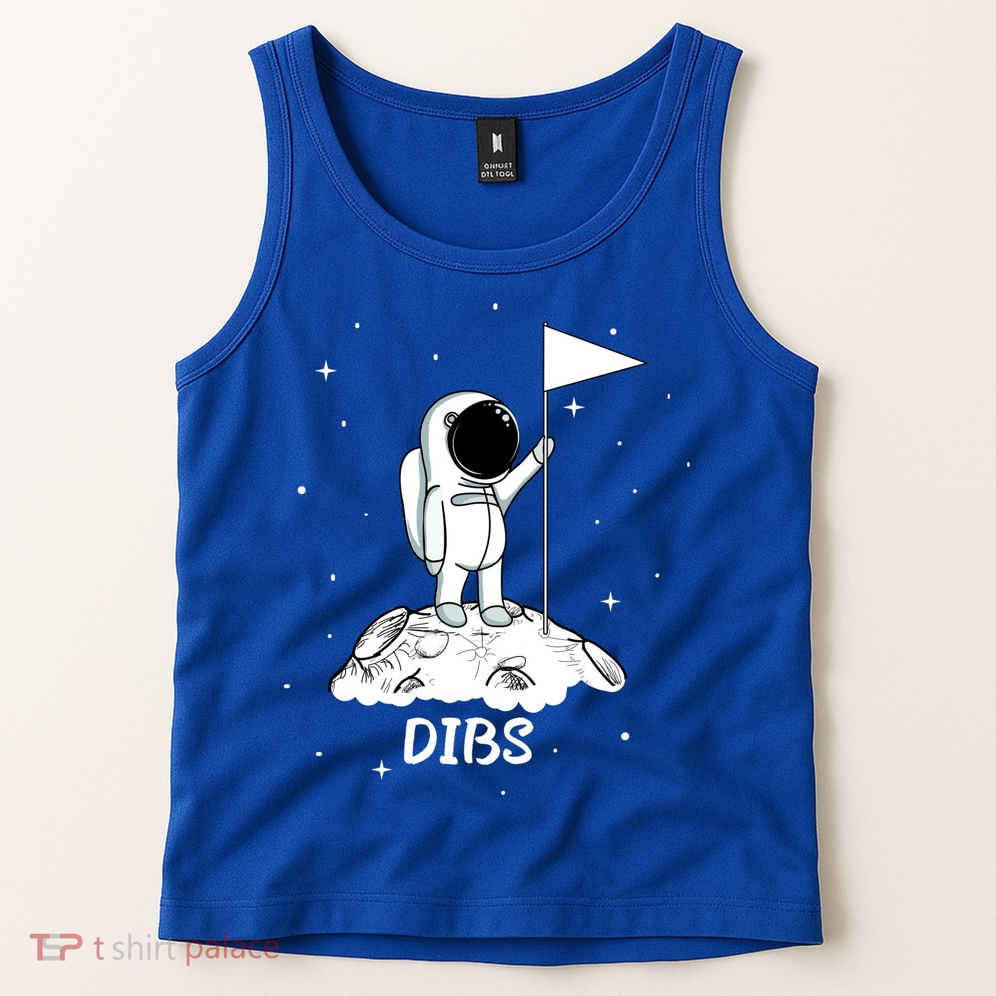 Dibs Flag On Moon Astronaut Tank Top