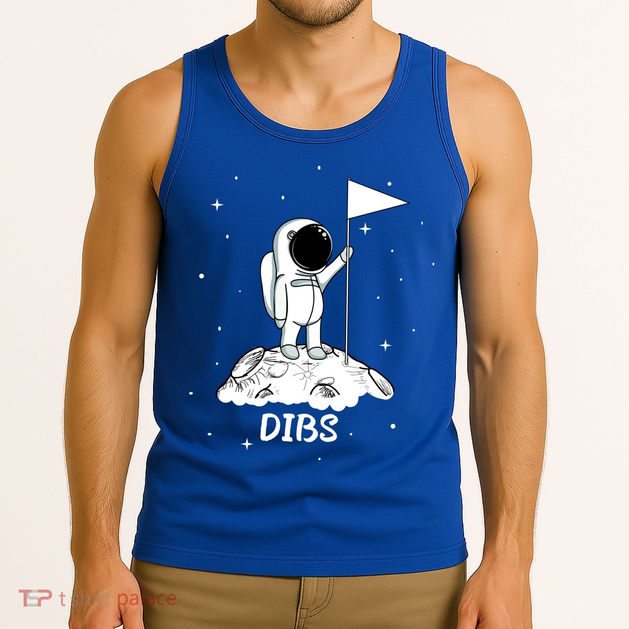 Dibs Flag On Moon Astronaut Tank Top