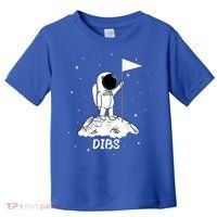 Dibs Flag On Moon Astronaut Toddler T-Shirt thumb 0