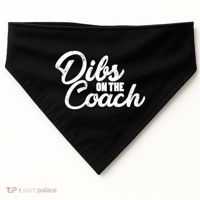 Dibs On The Coach USA-Made Doggie Bandana