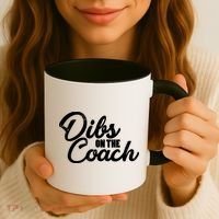 Dibs On The Coach Coffee Mug thumb 3