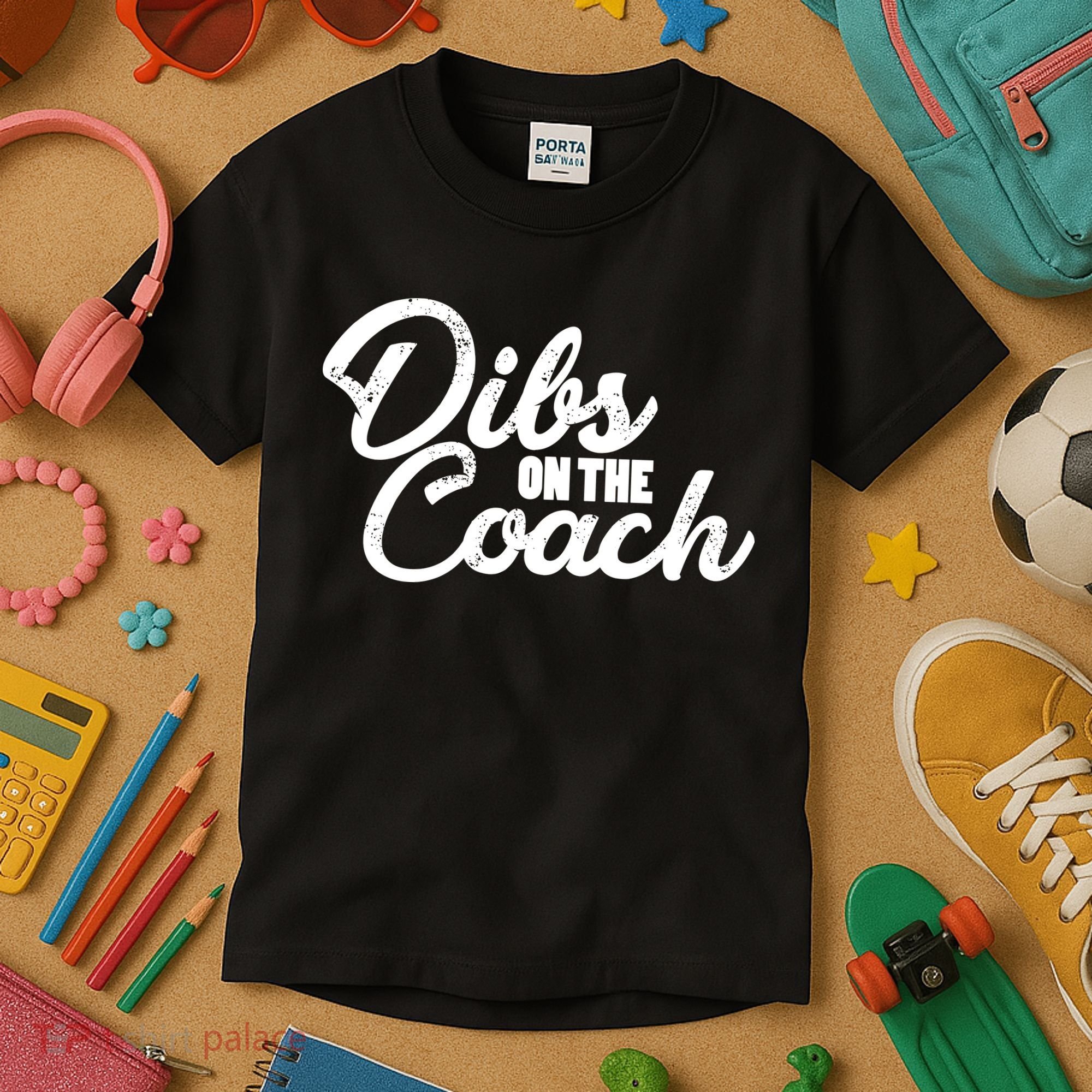 Dibs On The Coach Kids T-Shirt