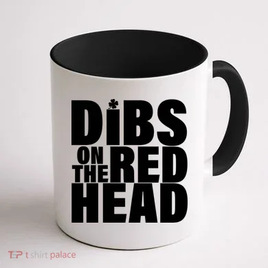 Dibs On The Redhead Coffee Mug back