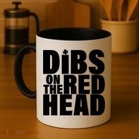 Dibs On The Redhead Coffee Mug thumb 4