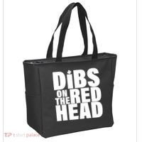 Dibs On The Redhead Tote Bag thumb 2