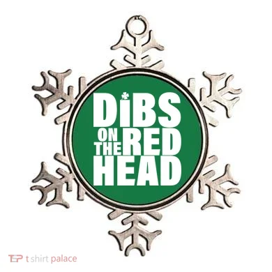 Dibs On The Redhead Ornament