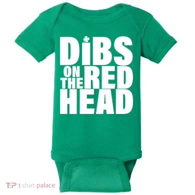 Dibs On The Redhead Baby Bodysuit