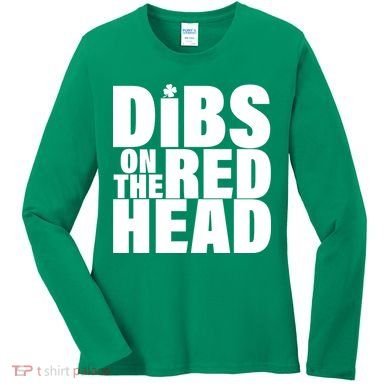 Dibs On The Redhead Women's Long Sleeve Shirt
