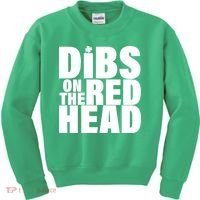 Dibs On The Redhead Kids Sweatshirt thumb 0