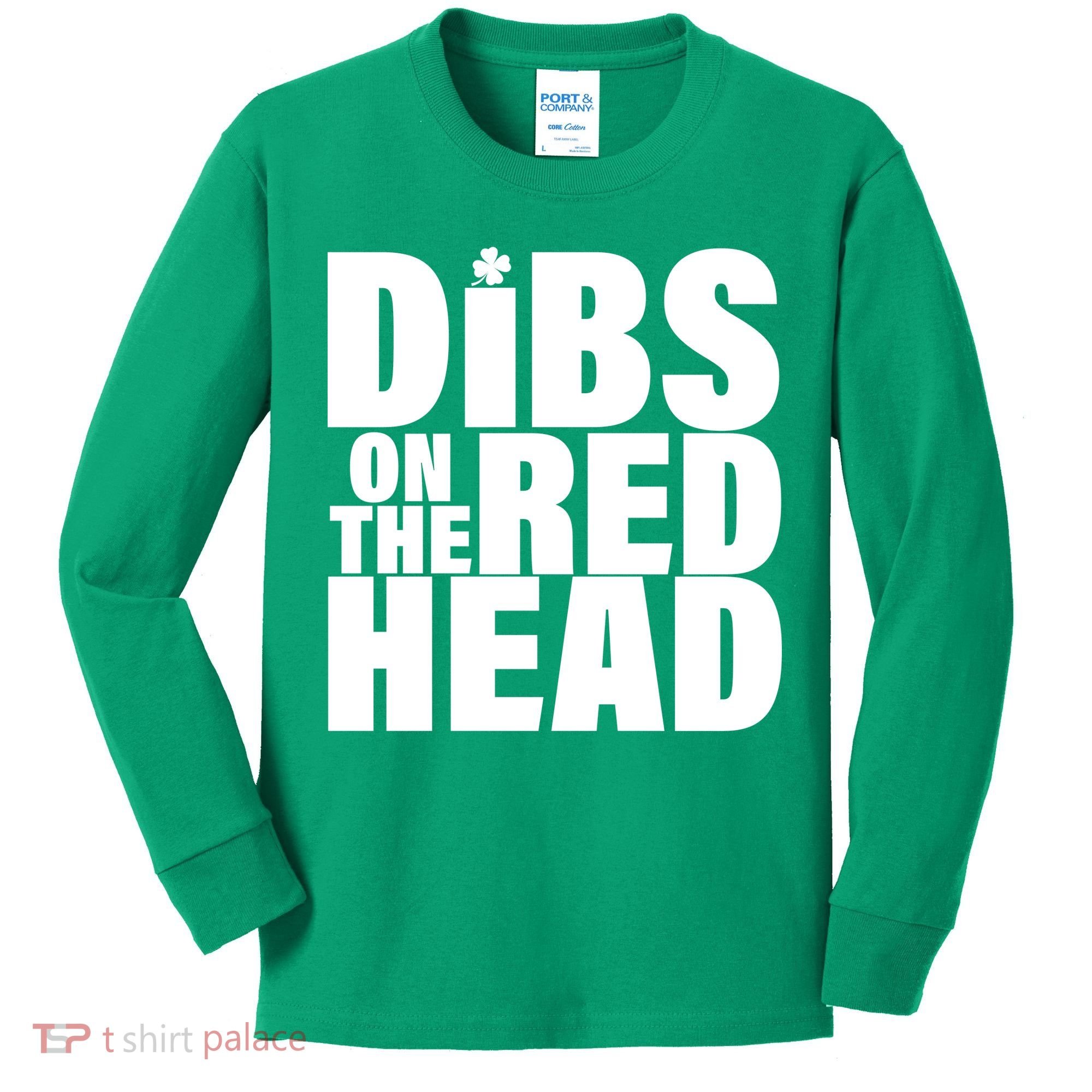 Dibs On The Redhead Kids Long Sleeve Shirt