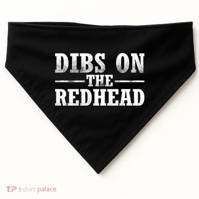 Dibs On The Redhead St. Patrick's Day USA-Made Doggie Bandana
