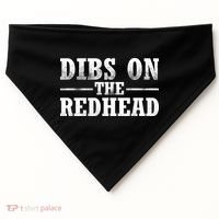 Dibs On The Redhead St. Patrick's Day USA-Made Doggie Bandana thumb 0