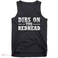 Dibs On The Redhead St. Patrick's Day Tank Top thumb 0