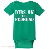 Dibs On The Redhead St. Patrick's Day Baby Bodysuit thumb 0