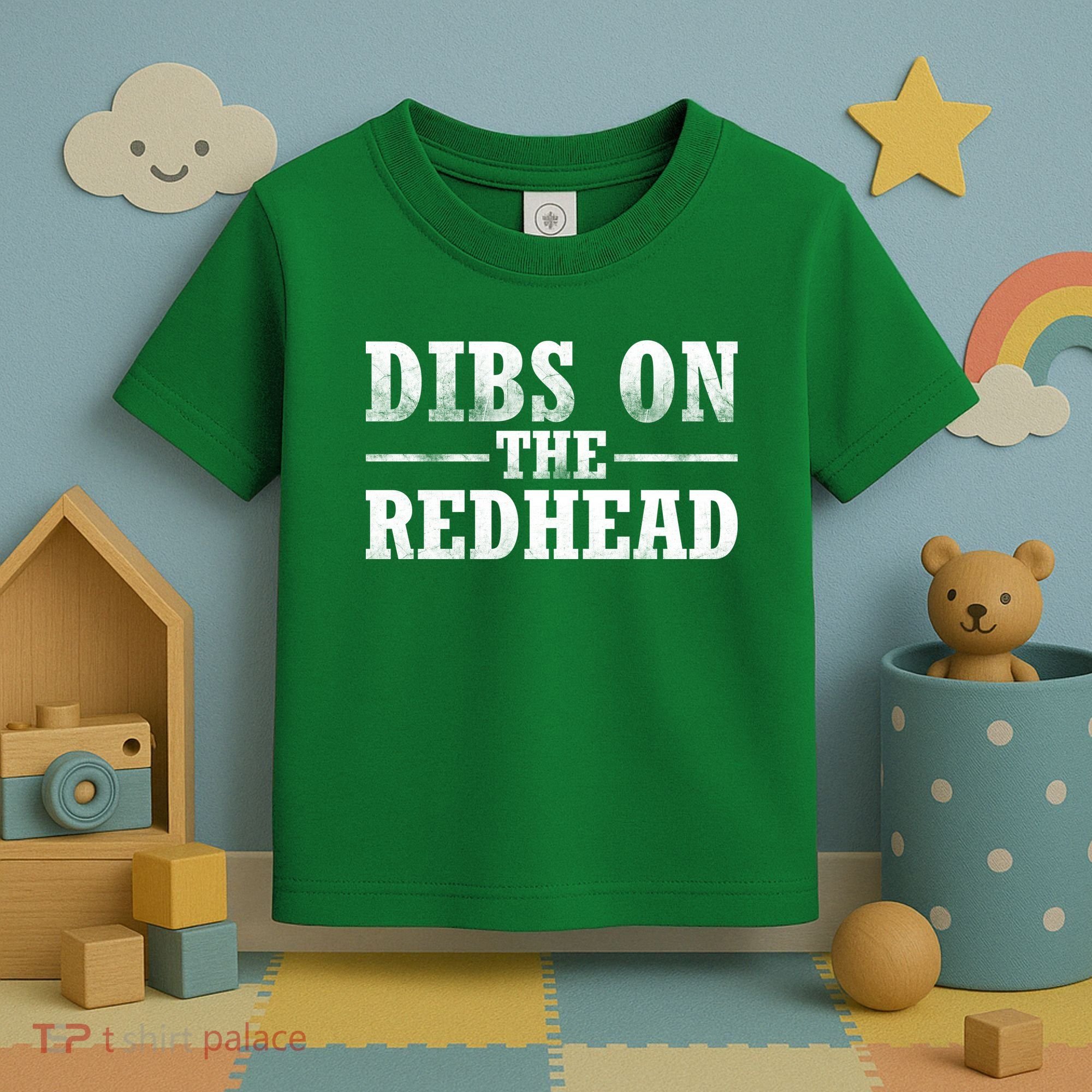 Dibs On The Redhead St. Patrick's Day Toddler T-Shirt