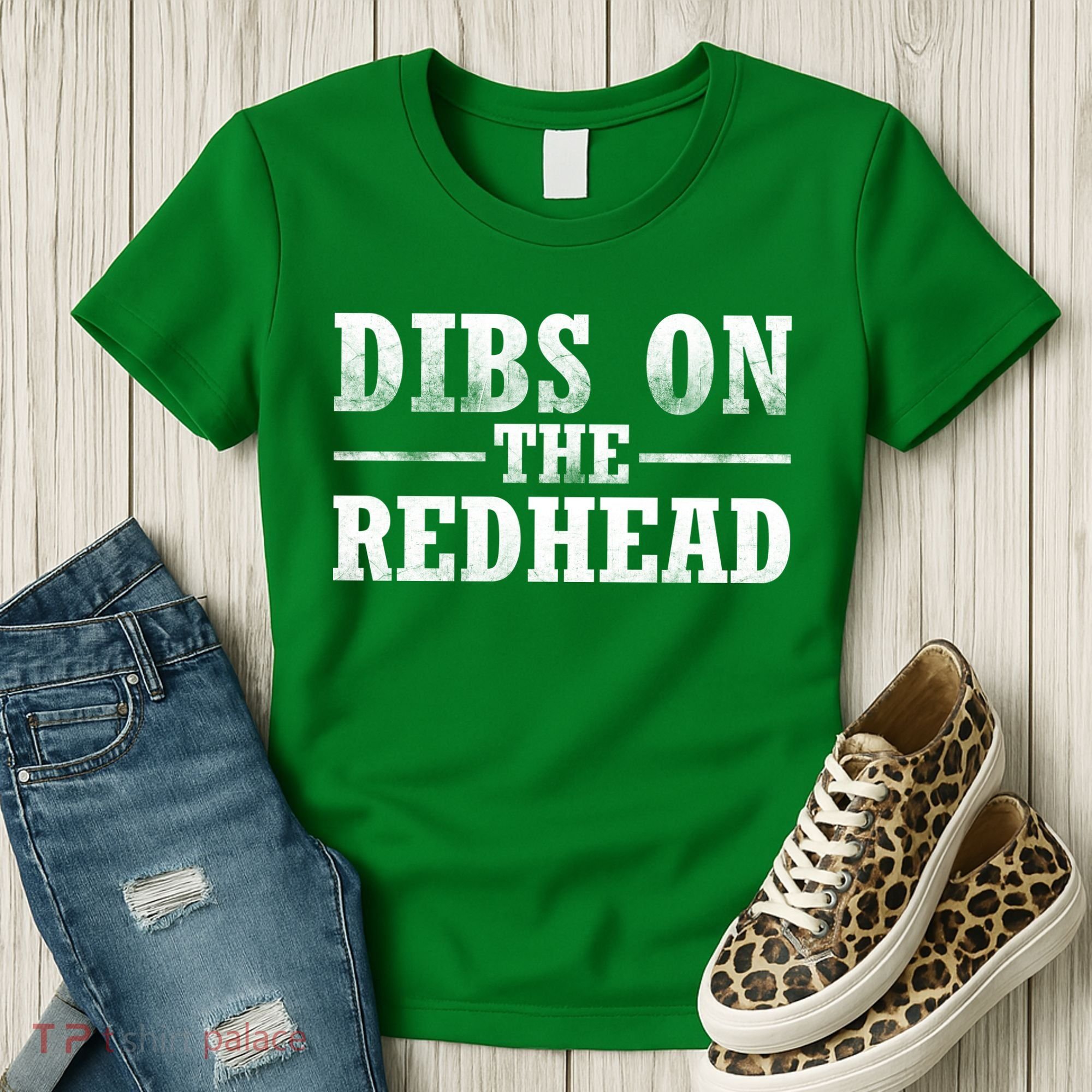 Dibs On The Redhead St. Patrick's Day Women's T-Shirt