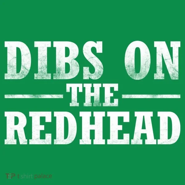 Dibs On The Redhead St. Patrick's Day Kids Long Sleeve Shirt