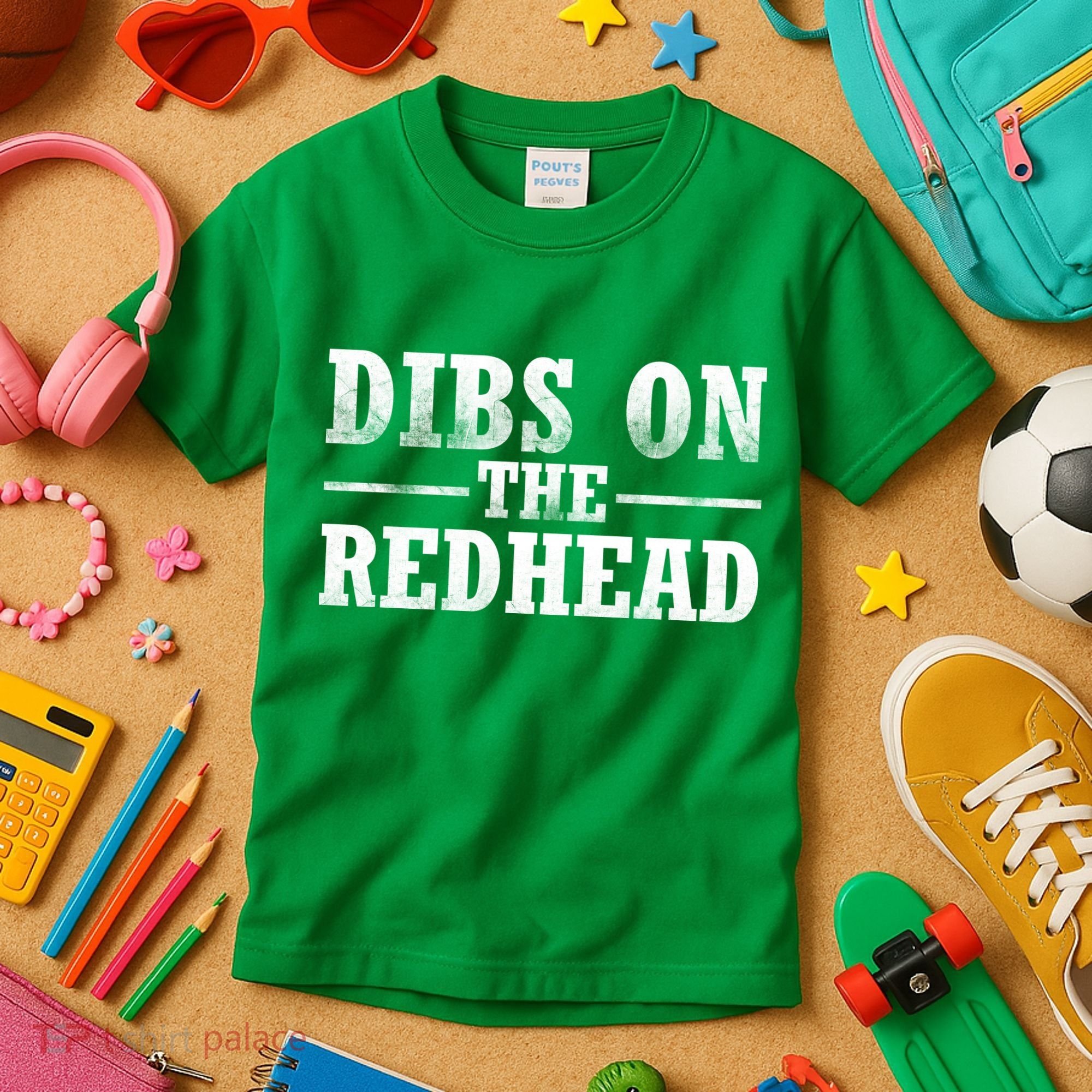 Dibs On The Redhead St. Patrick's Day Kids T-Shirt