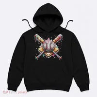 Drip Ice Cream Dripping Baseball Player Hoodie thumb 0