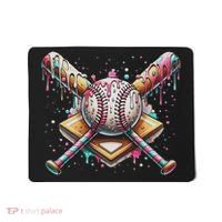 Drip Ice Cream Dripping Baseball Player Mousepad thumb 0