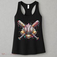 Drip Ice Cream Dripping Baseball Player Women's Tank Top thumb 3