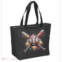 Drip Ice Cream Dripping Baseball Player Tote Bag thumb 2
