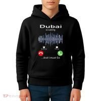 Dubai Is Calling And I Must Go Kids Hoodie thumb 4