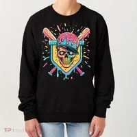 Drip Ice Cream Skull Women's Sweatshirt thumb 0