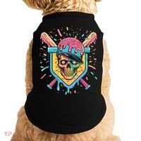 Drip Ice Cream Skull Doggie Tank thumb 0