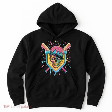 Drip Ice Cream Skull Hoodie