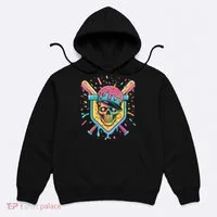 Drip Ice Cream Skull Hoodie thumb 0