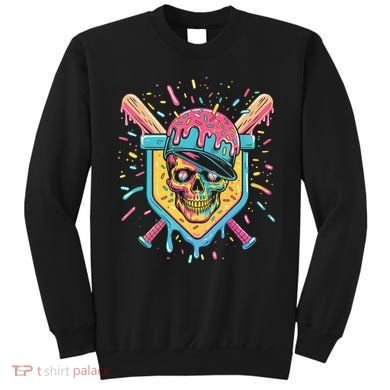 Drip Ice Cream Skull Sweatshirt