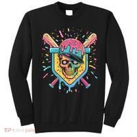 Drip Ice Cream Skull Sweatshirt thumb 0
