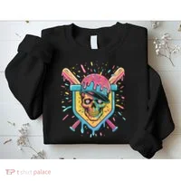 Drip Ice Cream Skull Sweatshirt thumb 2