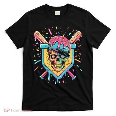 Drip Ice Cream Skull T-Shirt