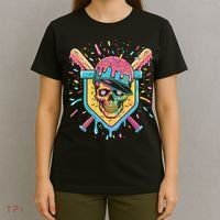Drip Ice Cream Skull T-Shirt thumb 4