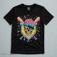 Drip Ice Cream Skull T-Shirt thumb 5