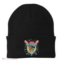 Drip Ice Cream Skull Beanie thumb 0